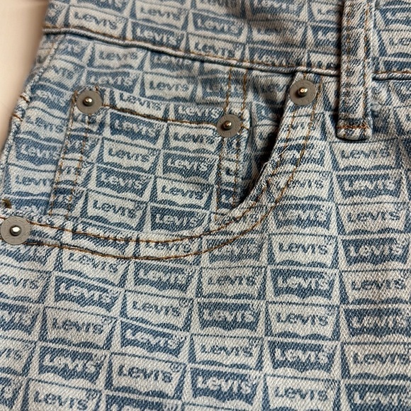 LEVI’S 512 SLIM TAPER HI-RISE LOGO JEANS UNISEX 30x30 - Picture 4 of 16